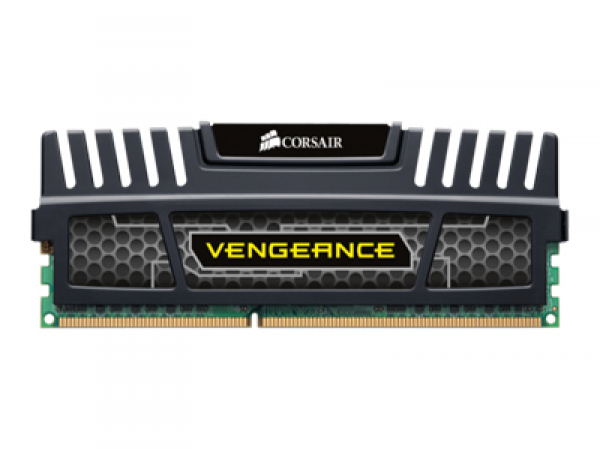 CORSAIR DDR3 1600MHz 8GB DIMM Unbuffered 10-10-10-27 Vengeance Black Heatspreader Supports Core i7 1.5V Black heatspreader