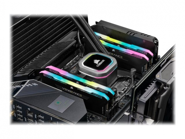 CORSAIR DDR4 32GB 4x8GB 3200MHz DIMM CL16 VENGEANCE RGB Pro SL Black 1.35V XMP 2.0