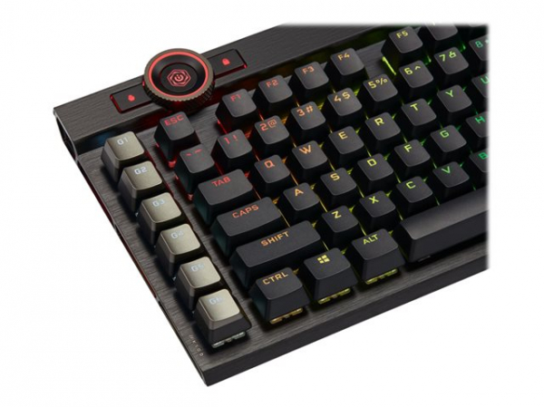 CORSAIR K100 RGB Mechanical Gaming Keyboard Backlit RGB LED CHERRY MX SPEED Black PBT Keycaps CORSAIR K100 RGB Mechanical Gaming Keyboard Backlit RGB LED CHERRY MX SPEED Black PBT Keycaps