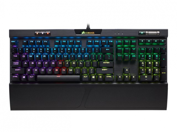 CORSAIR K70 RGB MK.2 Mechanical Gaming Keyboard Backlit RGB LED Cherry MX Silent US