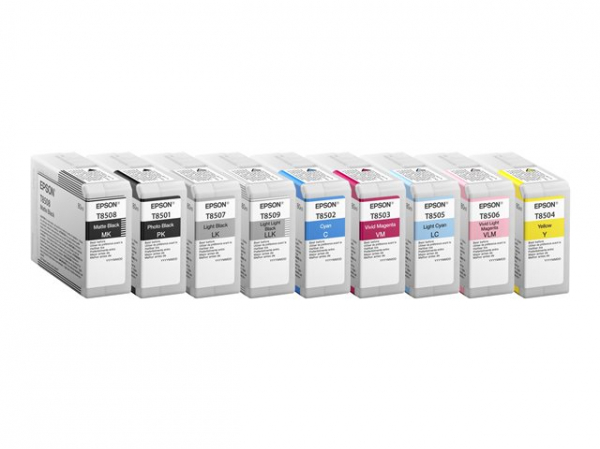 EPSON 5LB Singlepack Photo Black T850100 UltraChrome HD ink 80ml
