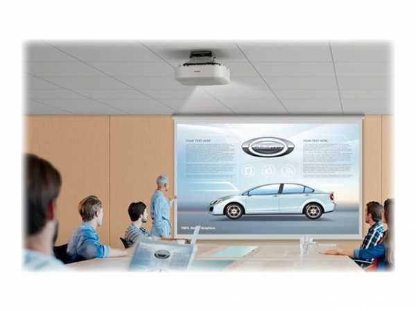 EPSON EB-PU1007W 3LCD 7000Lumen WUXGA 1920x1200 Projector No Lens 1.44 - 2.32 white