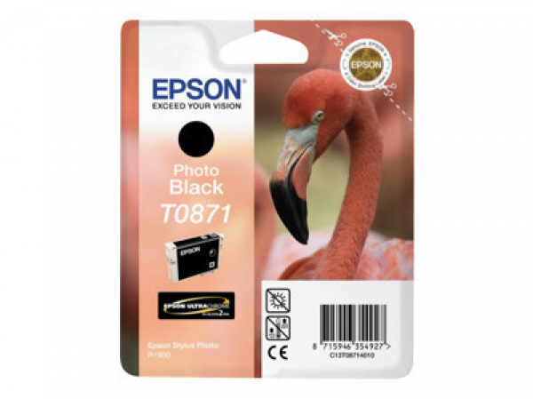 EPSON Singlepack Photo Black T0871 Ultra Gloss High-Gloss 2