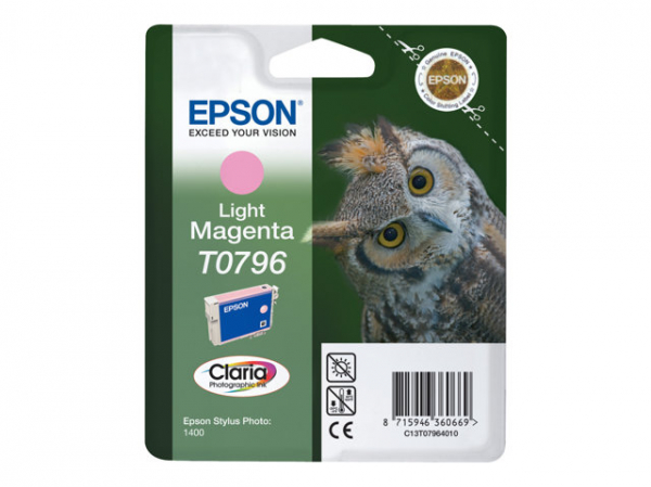 EPSON T0796 ink cartridge light magenta standard capacity 11ml 1-pack RF-AM blister