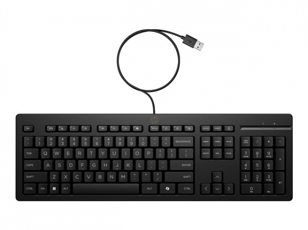 HP 125 G2 USB Wired Keyboard (EU)