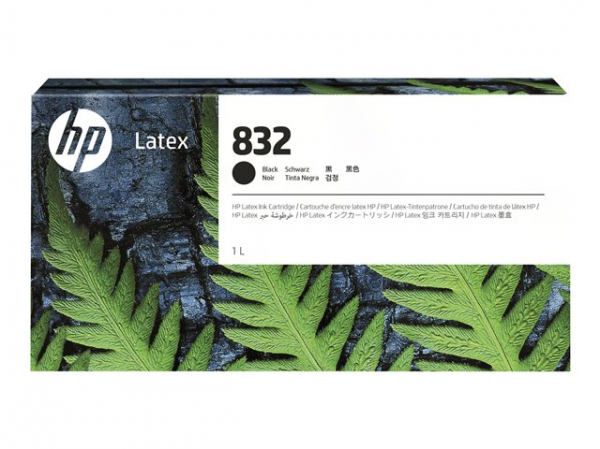HP 832 1L Black Latex Ink Cartridge