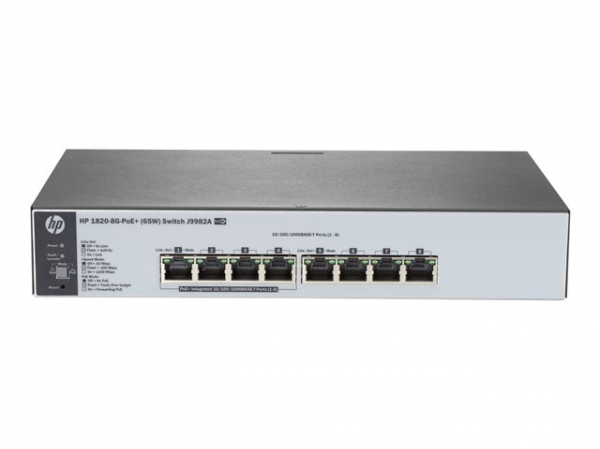 HPE OfficeConnect 1820 8G PoE+ (65W) Switch