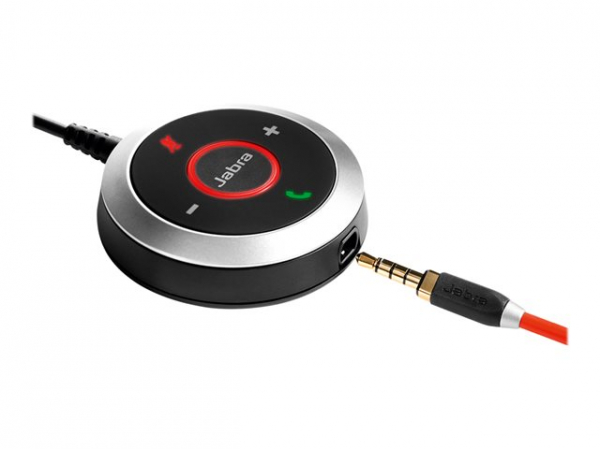 JABRA EVOLVE 40 UC Mono USB Headband Noise cancelling USB connector with mute-button and volume control on the cord