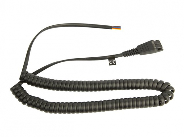 JABRA QD cord coiled open ends