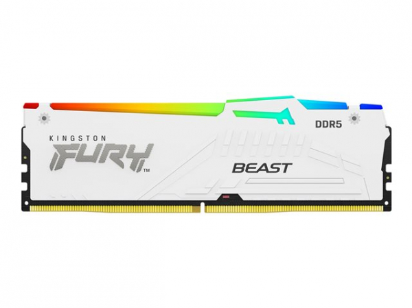 KINGSTON 16GB 6000MT/s DDR5 CL36 DIMM FURY Beast White RGB EXPO