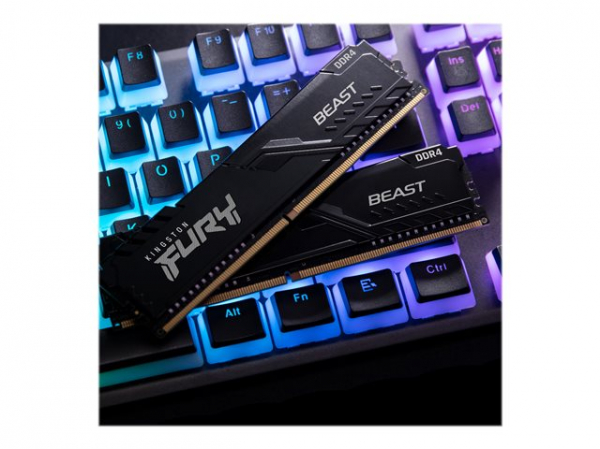 KINGSTON 32GB 3200MHz DDR4 CL16 DIMM FURY Beast Black
