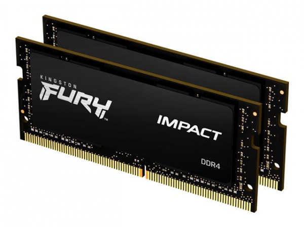 KINGSTON 64GB 3200MHz DDR4 CL20 SODIMM Kit of 2 FURY Impact