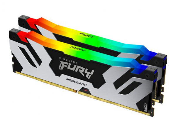KINGSTON 96GB 6400MT/s DDR5 CL32 DIMM Kit of 2 FURY Renegade RGB XMP KINGSTON 96GB 6400MT/s DDR5 CL32 DIMM Kit of 2 FURY Renegade RGB XMP