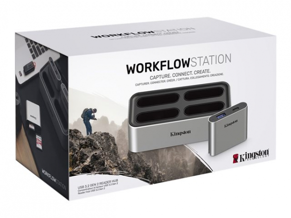 Kingston USB3.2 Gen2 Workflow Station Dock w/5G USB-A/C Hub, EAN: 740617307733