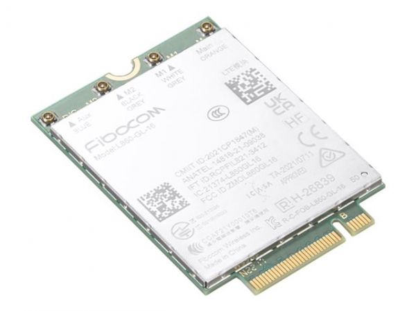 LENOVO ThinkPad Fibocom L860-GL-16 CAT16 4G LTE WWAN Module for ThinkPad X1 Carbn Gen10 LENOVO ThinkPad Fibocom L860-GL-16 CAT16 4G LTE WWAN Module for ThinkPad X1 Carbn Gen10