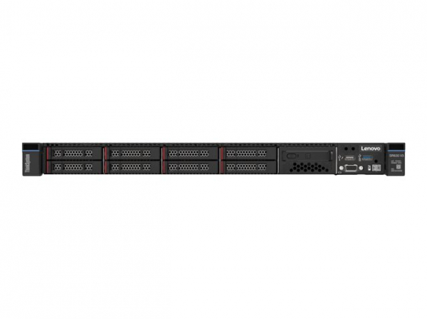 LENOVO ThinkSystem SR630 V3 Xeon Silver 4510 12C 2.4GHz 30MB 32GB 4800MHz DDR5 RDIMM 8x2.5in 940-8i 4GB noLAN 1100W PSU XCC Plt