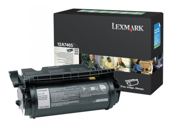 LEXMARK T632 T634 toner cartridge black extra high capacity 32.000 pages 1-pack return program