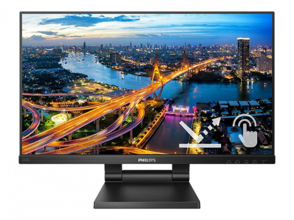 Монитор PHILIPS 222B1TC/00 21.5inch 16:9 IPS FHD 60Hz 250cd/m2 D-SUB HDMI DP 1xUSB-B/3x USB 3.2