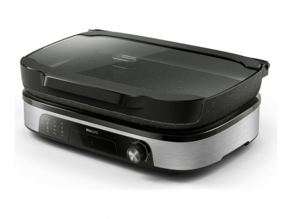 PHILIPS Contact Grill 5 temperature settings glass lid 2400W