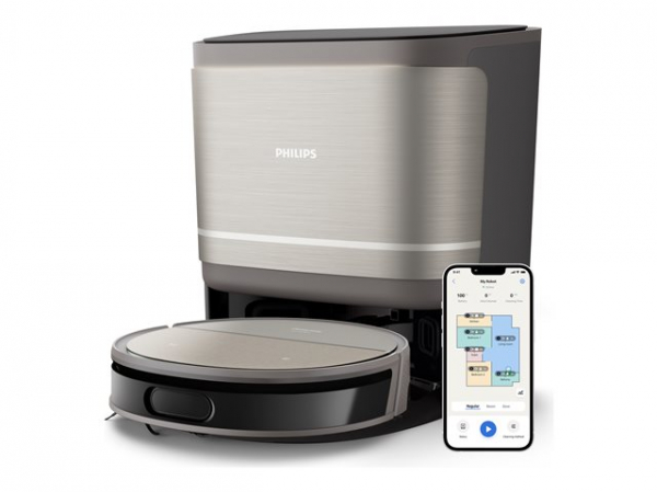 PHILIPS robot HomeRun 9000 Series Aqua with cleaning staton