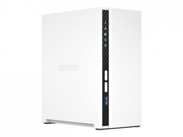 QNAP TS-233 2 bay ARM 2.0GHz Quad core 2xSATA 6Gb/s 2GB RAM on-board 1xGbE 1xUSB3.2 Gen1 and 2xUSB2.0