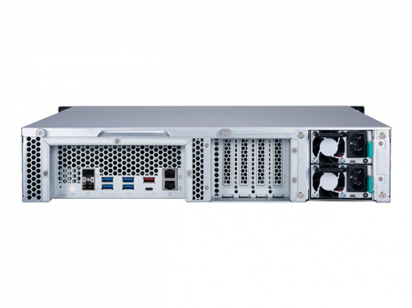 QNAP TS-877XU-RP-3600-8G 8-Ba NAS AMD Ryzen 5 3600 8GB DDR4 8x 2.5/3.5inch SATA HDD/SSD 2xGbE LAN 2x10GbE SFP+ USB3.1/3.0 300W