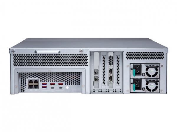 QNAP TS-h1683XU-RP-E2136-128G 16-bay Intel Xeon E-2136 6 cores/12 threads 3.3GHz 128GB DDR4 ECC 4x32GB QNAP TS-h1683XU-RP-E2136-128G 16-bay Intel Xeon E-2136 6 cores/12 threads 3.3GHz 128GB DDR4 ECC 4x32GB