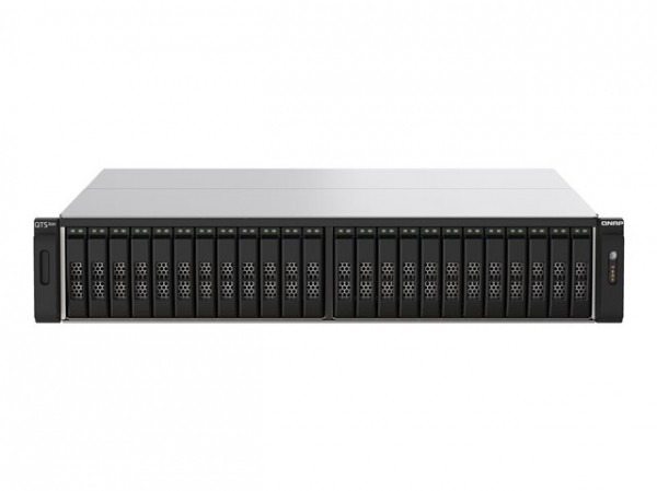 QNAP TS-h2490FU-7232P-64G 24-Bay all-flash NAS AMD EPYC 7232P NVMe Gen3x4 64GB RAM 2x2.5GbE LAN 2x25GbE SFP28