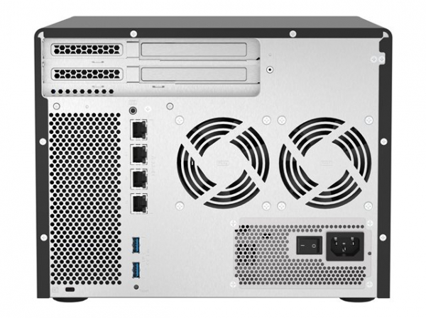 QNAP TS-h886-D1622-16G Intel Xeon D-1622 16GB RAM 4x2.5GbE 3xUSB3.2 6+2 2.5inch/3.5inch SATA 6Gbps