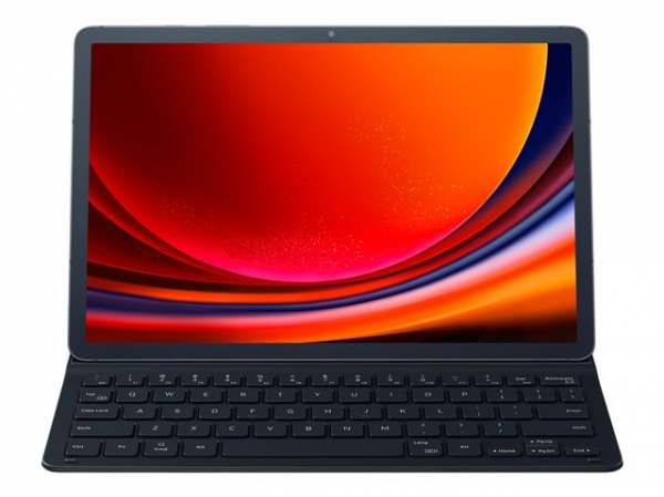 SAMSUNG TAB S9/FE Book Cover Keyboard Slim Black
