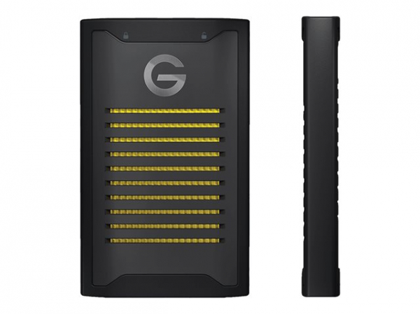 SANDISK Professional G-DRIVE ArmorLock SSD 1TB 1000MB/s USB-C 10Gbps Ultra-Rugged Encrypted Portable NVMe SSD - Black