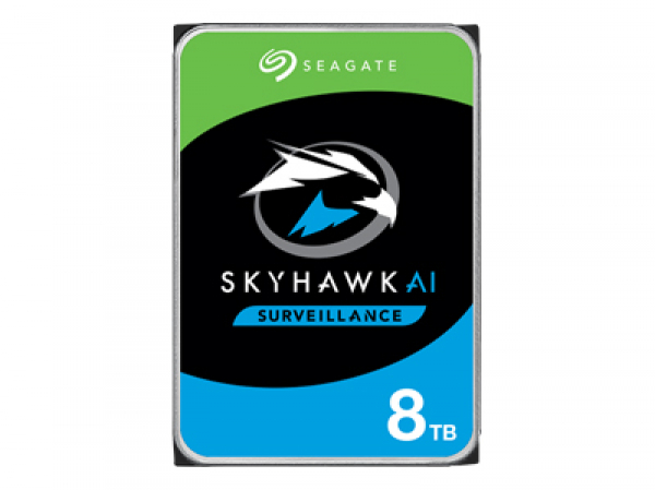 SEAGATE Surveillance AI Skyhawk 8TB HDD SATA 6Gb/s 256MB cache 8.9cm 3.5inch