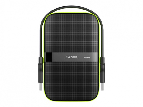 SILICON POWER External HDD Armor A60 2.5inch 1TB USB 3.0 IPX4 Black