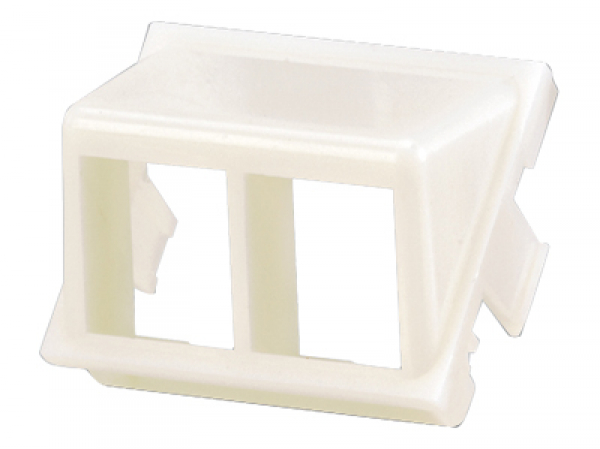 Sloped insert. for two NetKey™ modules.