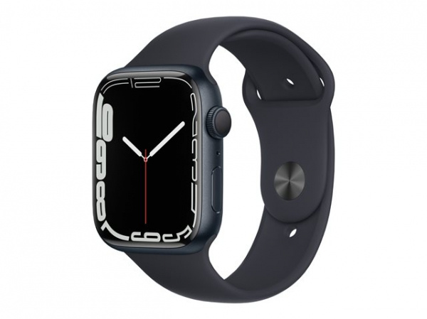 Смартчасовник APPLE Watch S7 45mm Midnight Aluminium Case with Midnight Sport Band Regular