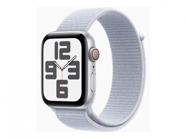 Смартчасовник APPLE Watch SE2 v3 Cellular 44mm Silver Alu Case with Blue Cloud Sport Loop