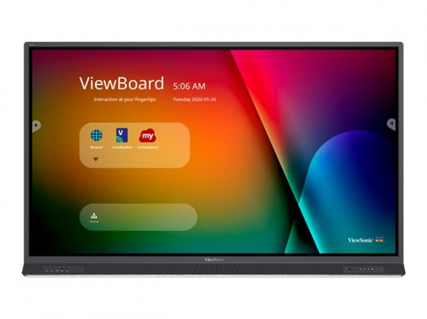 VIEWSONIC IFP8652-1A 86inch 3840x2160 33 multi-point touch 7H 350nits 4GB RAM 32GB Storage Andorid 9 OPSx1 Wi-Fi slotx1 HDMI