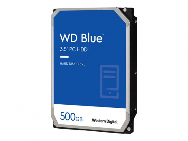 WD Blue 500GB SATA 6Gb/s HDD internal 3.5inch serial ATA 32MB cache 7200RPM RoHS compliant Bulk