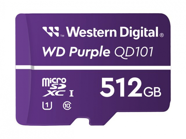 WD Purple 512GB Surveillance microSD XC Class - 10 UHS 1 WD Purple 512GB Surveillance microSD XC Class - 10 UHS 1