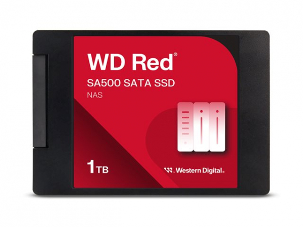 WD Red SSD SA500 NAS 1TB 2.5inch SATA III 6 Gb/s internal single-packed POWERED BY SANDISK