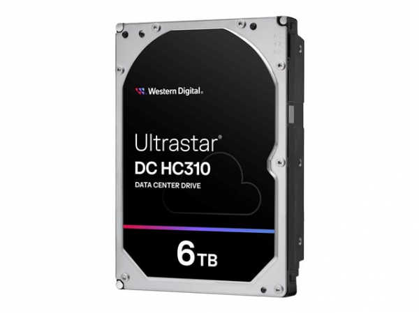 WESTERN DIGITAL Ultrastar DC HC310 3.5inch 26.1MM 6000GB 256MB 7200RPM SATA ULTRA 512E SE
