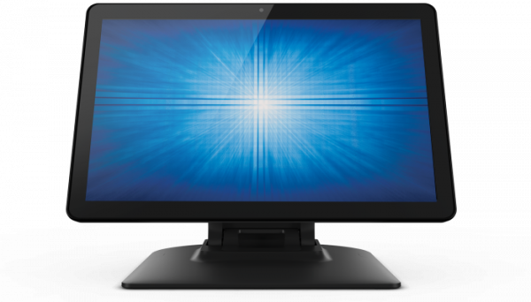 "Стойка Elo E044162 ELO-STAND-15.6IN-GY-R за Тъч Компютър Elo 15i , 2-position adjustable table-top stand for 15" I-Series interactive signage"