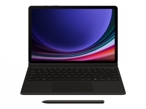 SAMSUNG TAB S9/FE Book Cover Keyboard Black