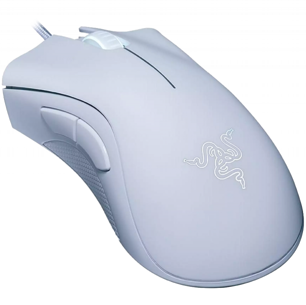 RAZER DeathAdder Essential White Gaming Mouse, 6400 DPI