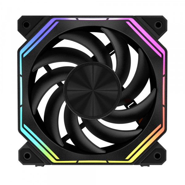 Darkflash Комплект вентилатори Fan Pack 3-in-1 3x120mm - INF34 Black, Daisy-Chain, Addressable RGB