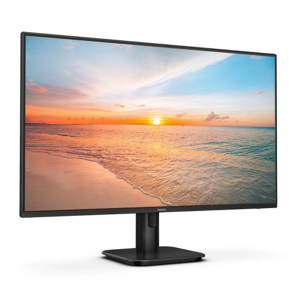Монитор Philips 27E1N1300A/00, 27", IPS WLED panel, AG, FHD 1920 x1080, 16:9, 100Hz, 1ms, 250 cd/m2, 1300:1, sRGB, Flicker Free, Low Blue Mode, EasyRead, HDMI, USB-C, 2x USB, Audio Out, Speakers, Tilt, VESA 100, Black