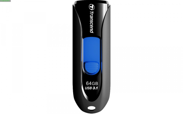 Transcend 64GB, USB3.1, Pen Drive, Capless, Black Transcend 64GB, USB3.1, Pen Drive, Capless, Black