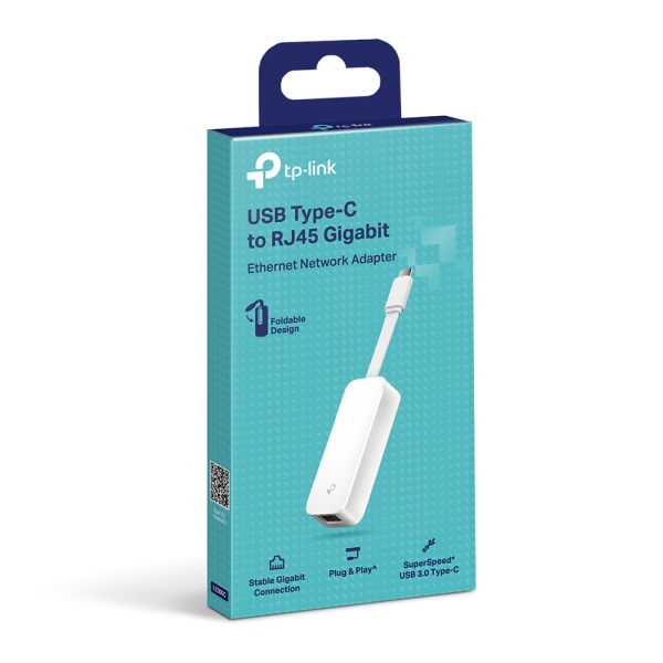USB Type-C към RJ45 гигабитен мрежов адаптер TP-Link UE300C