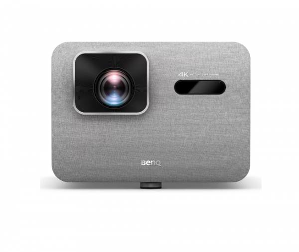 BenQ TK705STi Home Entertainment Projector, 4K UHD (3840x2160), 3000 ANSI lumens, 0.8 Throw Ratio, Auto Vertical Keystone, CinematicColor, Bluetooth 5.2, HDMI x2, USB-A, USB-C (PD 30W), 2x8W Speaker, OS Google TV, SmartRemote App, 3.8kg, Silver