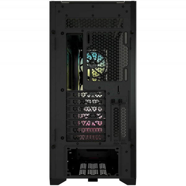 CORSAIR iCUE 5000X RGB Tempered Glass Mid-Tower ATX PC Smart Case Black